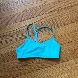 Ivivva Girls Sport Bra size S light blue